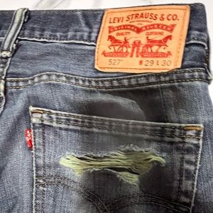 Used vintage levis 527 jeans slim